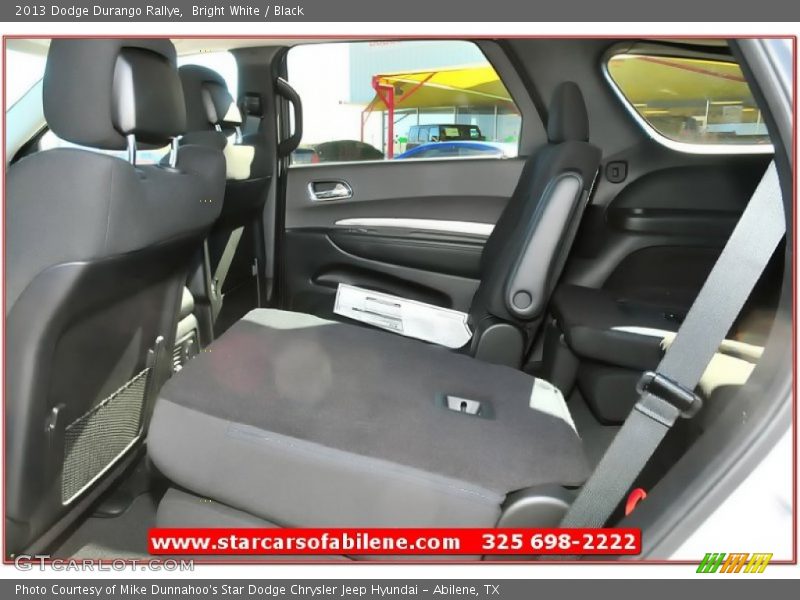 Bright White / Black 2013 Dodge Durango Rallye
