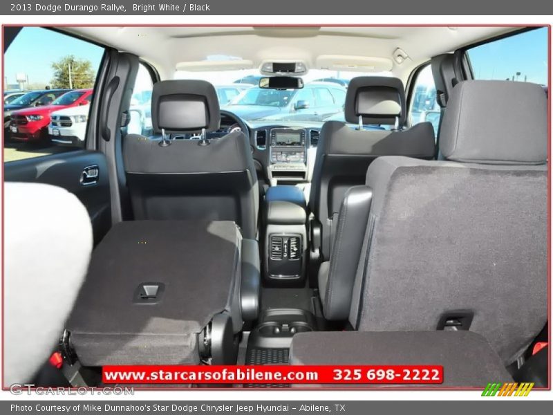 Bright White / Black 2013 Dodge Durango Rallye