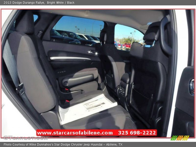 Bright White / Black 2013 Dodge Durango Rallye