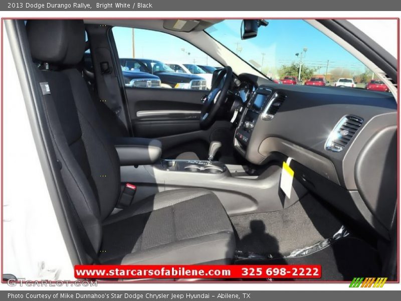 Bright White / Black 2013 Dodge Durango Rallye