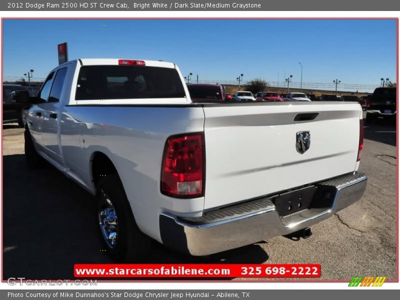 Bright White / Dark Slate/Medium Graystone 2012 Dodge Ram 2500 HD ST Crew Cab