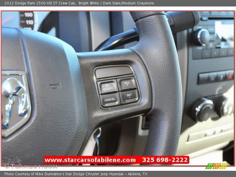 Bright White / Dark Slate/Medium Graystone 2012 Dodge Ram 2500 HD ST Crew Cab