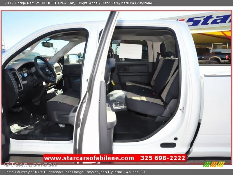 Bright White / Dark Slate/Medium Graystone 2012 Dodge Ram 2500 HD ST Crew Cab