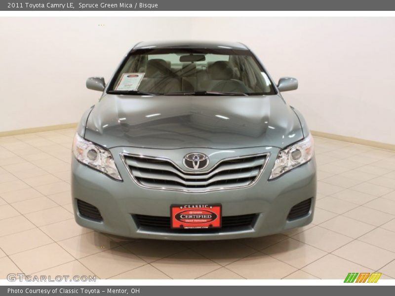 Spruce Green Mica / Bisque 2011 Toyota Camry LE