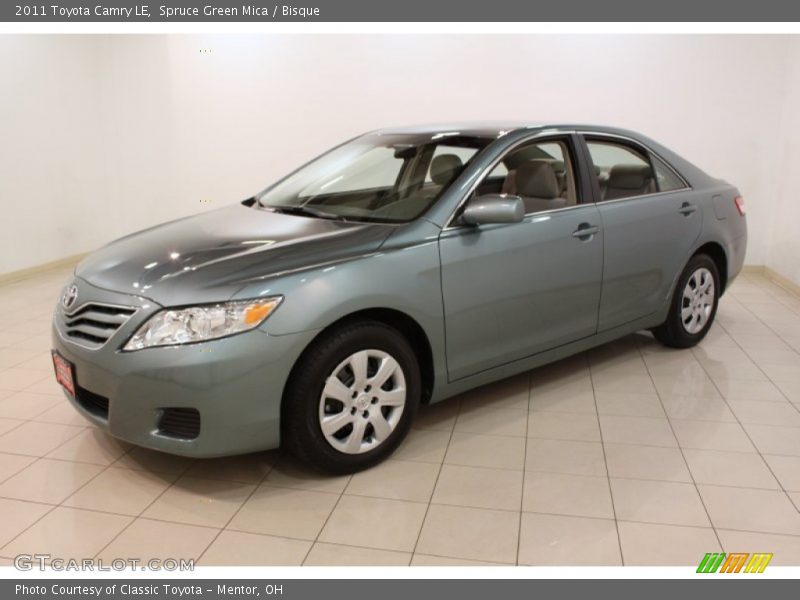 Spruce Green Mica / Bisque 2011 Toyota Camry LE