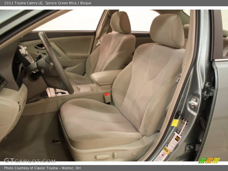 Spruce Green Mica / Bisque 2011 Toyota Camry LE