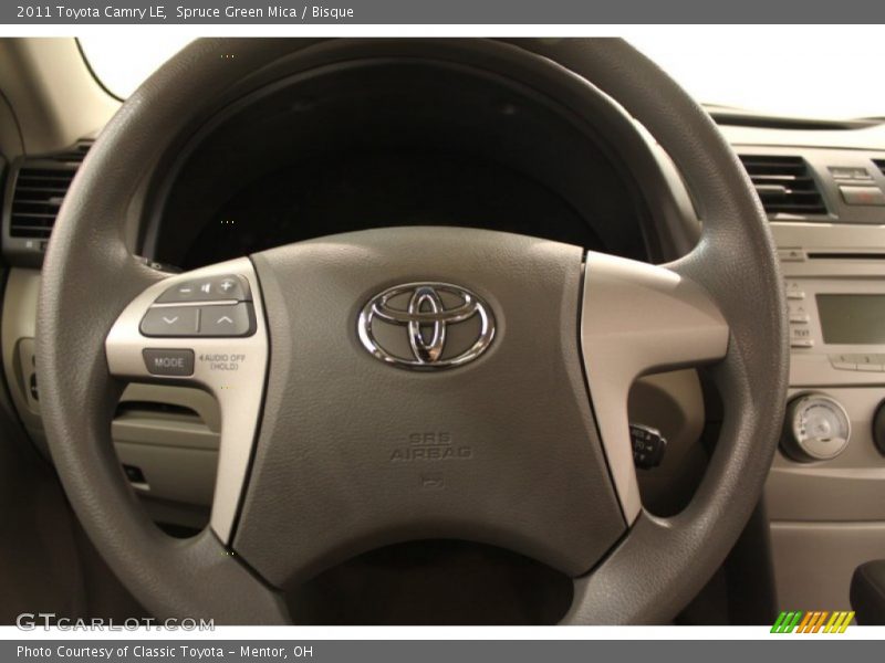 Spruce Green Mica / Bisque 2011 Toyota Camry LE