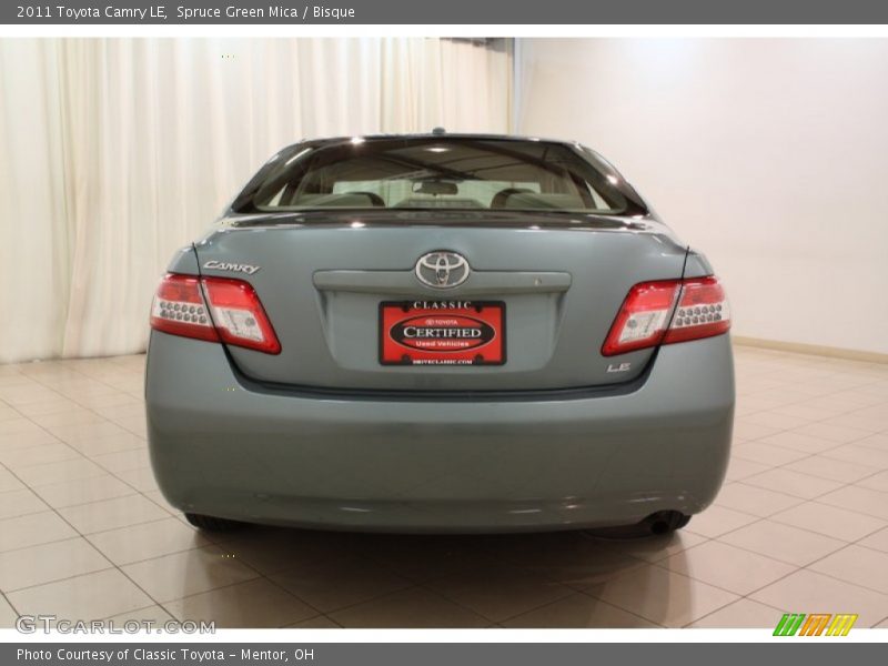 Spruce Green Mica / Bisque 2011 Toyota Camry LE