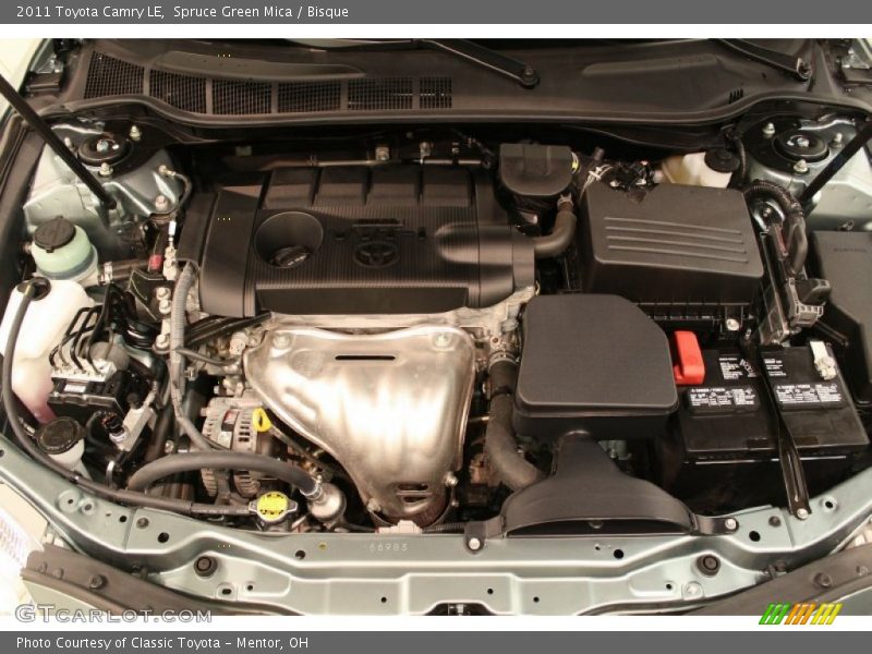 Spruce Green Mica / Bisque 2011 Toyota Camry LE