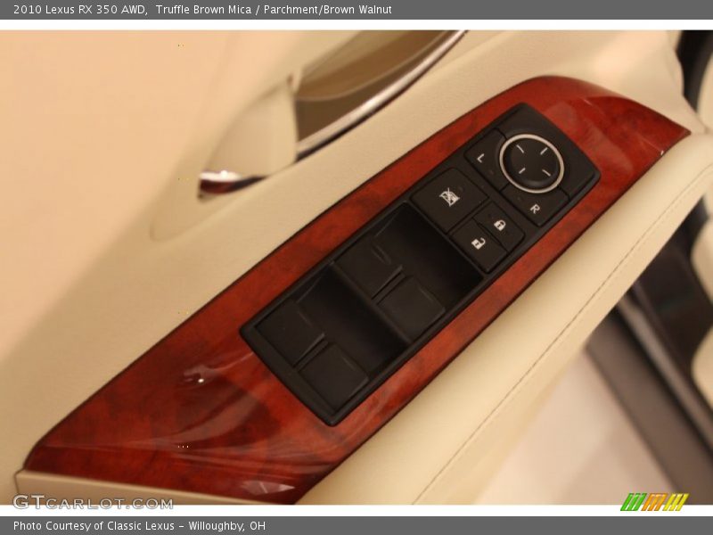 Truffle Brown Mica / Parchment/Brown Walnut 2010 Lexus RX 350 AWD