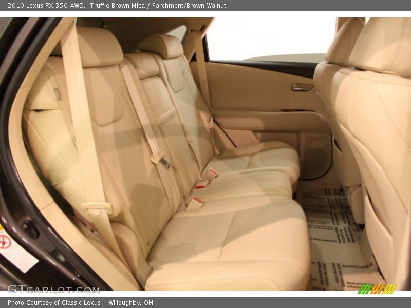 Truffle Brown Mica / Parchment/Brown Walnut 2010 Lexus RX 350 AWD