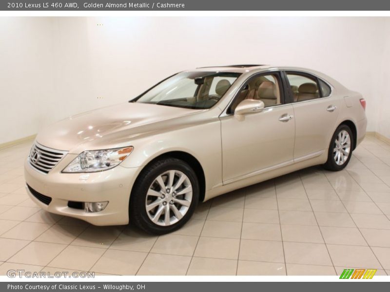 Golden Almond Metallic / Cashmere 2010 Lexus LS 460 AWD