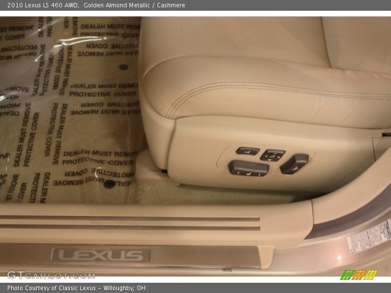 Golden Almond Metallic / Cashmere 2010 Lexus LS 460 AWD