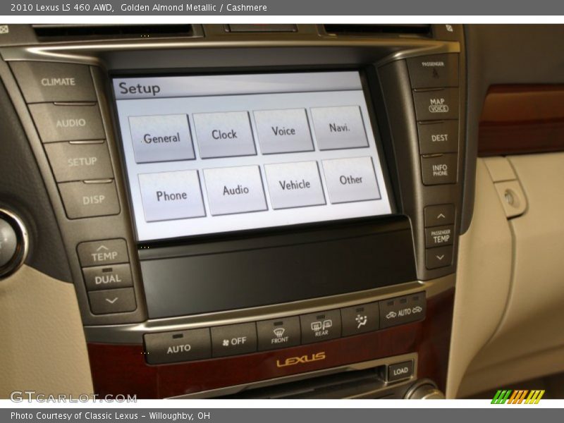 Golden Almond Metallic / Cashmere 2010 Lexus LS 460 AWD