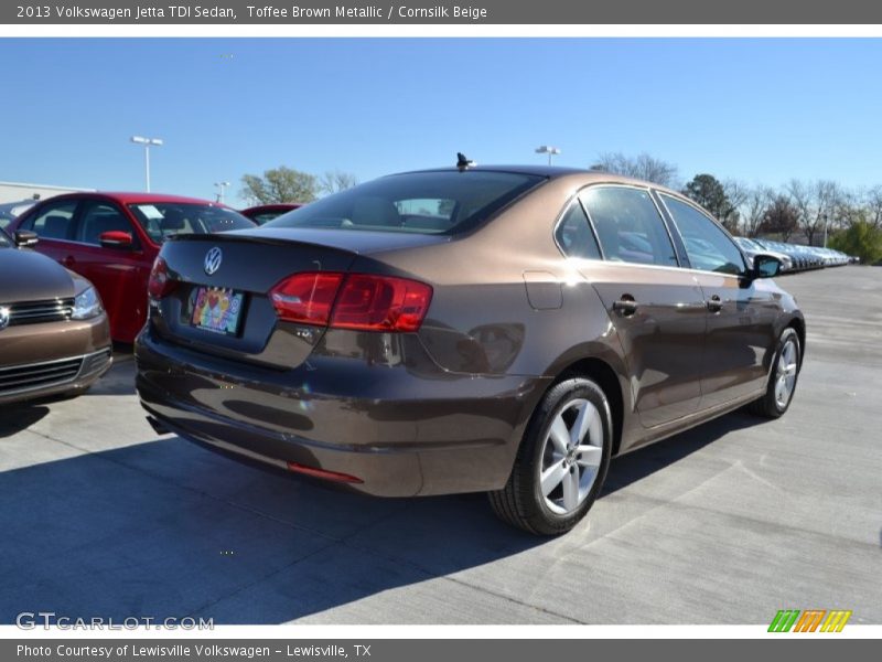 Toffee Brown Metallic / Cornsilk Beige 2013 Volkswagen Jetta TDI Sedan