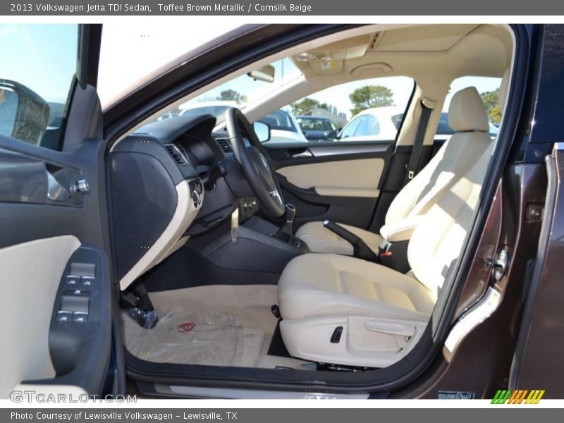 Toffee Brown Metallic / Cornsilk Beige 2013 Volkswagen Jetta TDI Sedan
