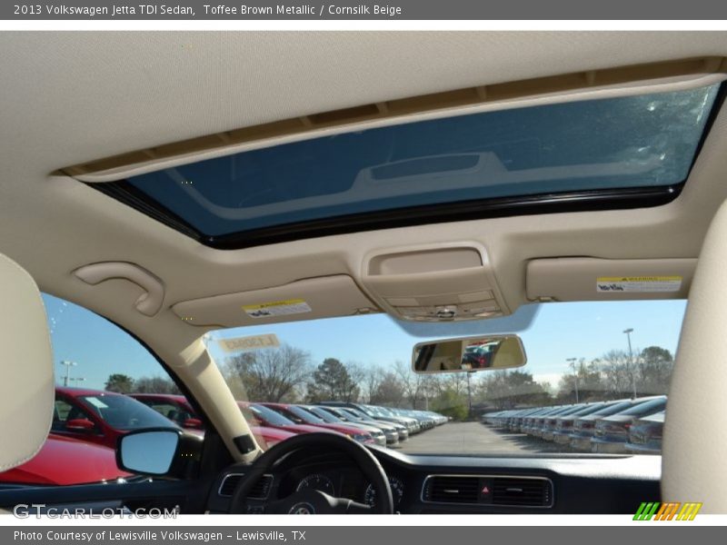 Toffee Brown Metallic / Cornsilk Beige 2013 Volkswagen Jetta TDI Sedan