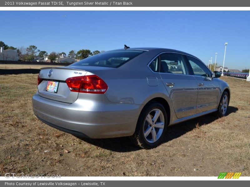 Tungsten Silver Metallic / Titan Black 2013 Volkswagen Passat TDI SE