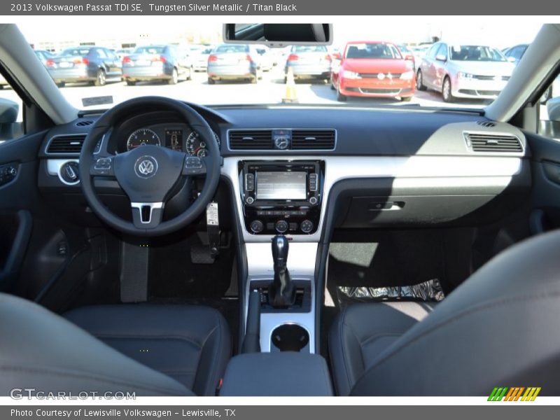 Tungsten Silver Metallic / Titan Black 2013 Volkswagen Passat TDI SE