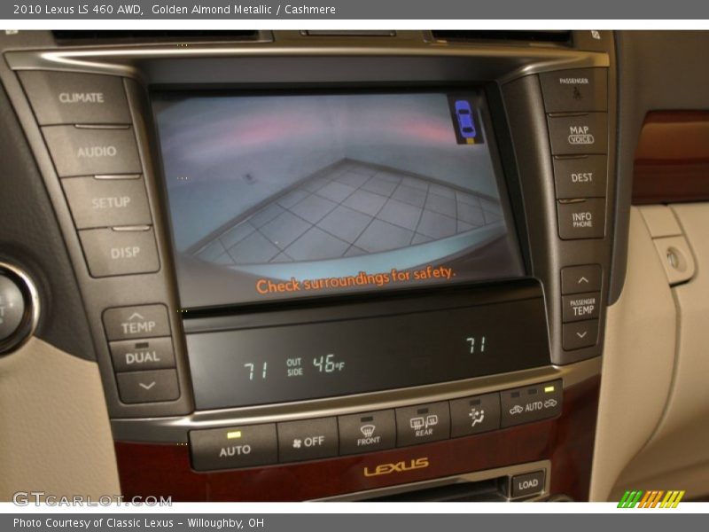 Golden Almond Metallic / Cashmere 2010 Lexus LS 460 AWD