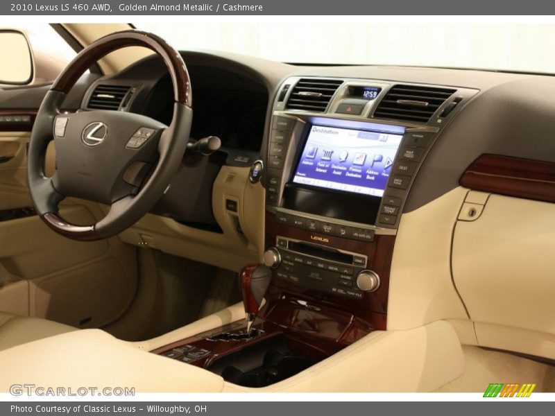 Golden Almond Metallic / Cashmere 2010 Lexus LS 460 AWD
