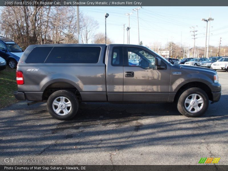 Dark Shadow Grey Metallic / Medium Flint Grey 2005 Ford F150 STX Regular Cab