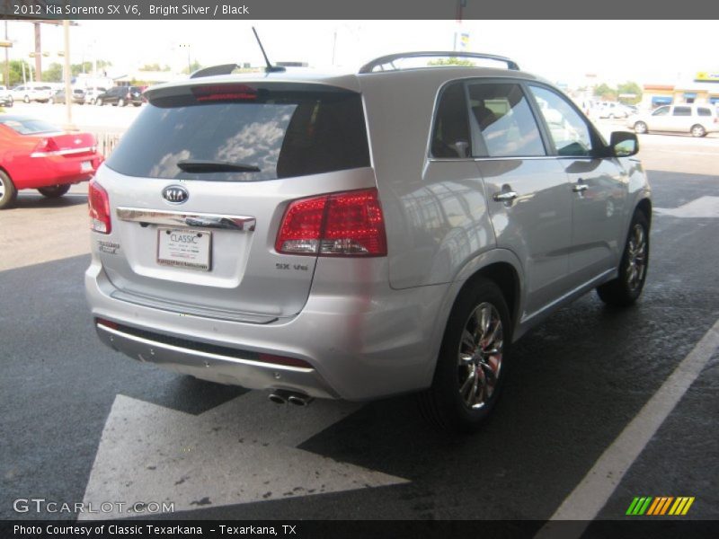 Bright Silver / Black 2012 Kia Sorento SX V6