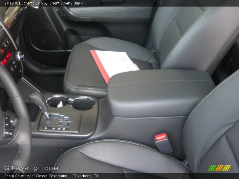 Bright Silver / Black 2012 Kia Sorento SX V6