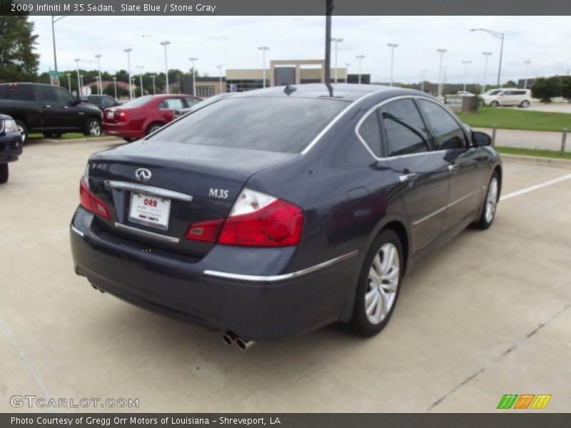 Slate Blue / Stone Gray 2009 Infiniti M 35 Sedan