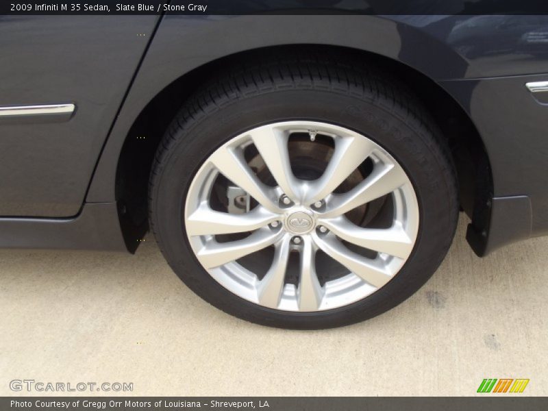 Slate Blue / Stone Gray 2009 Infiniti M 35 Sedan