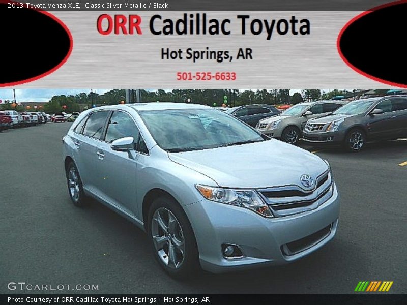 Classic Silver Metallic / Black 2013 Toyota Venza XLE