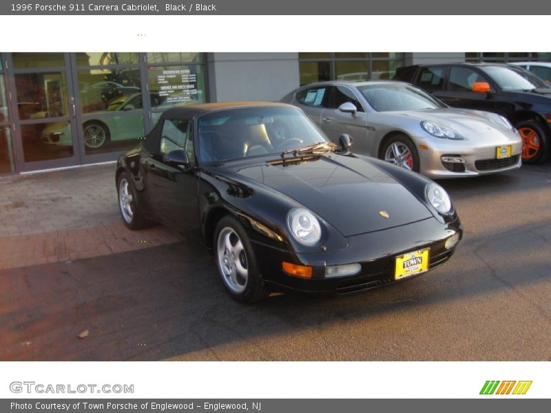 Black / Black 1996 Porsche 911 Carrera Cabriolet