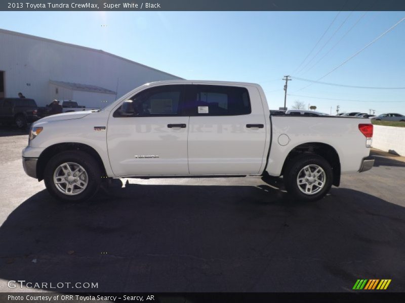 Super White / Black 2013 Toyota Tundra CrewMax