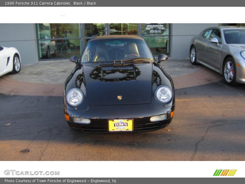 Black / Black 1996 Porsche 911 Carrera Cabriolet