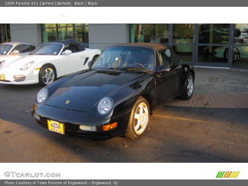 Black / Black 1996 Porsche 911 Carrera Cabriolet