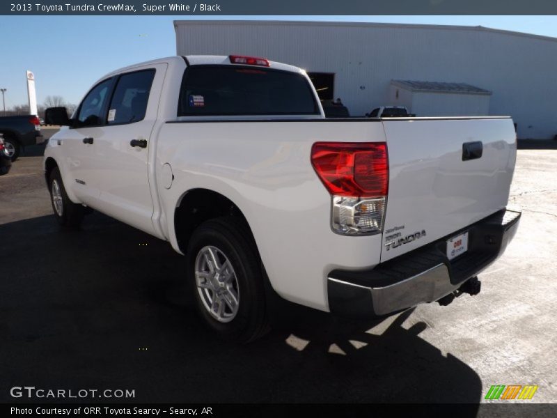 Super White / Black 2013 Toyota Tundra CrewMax