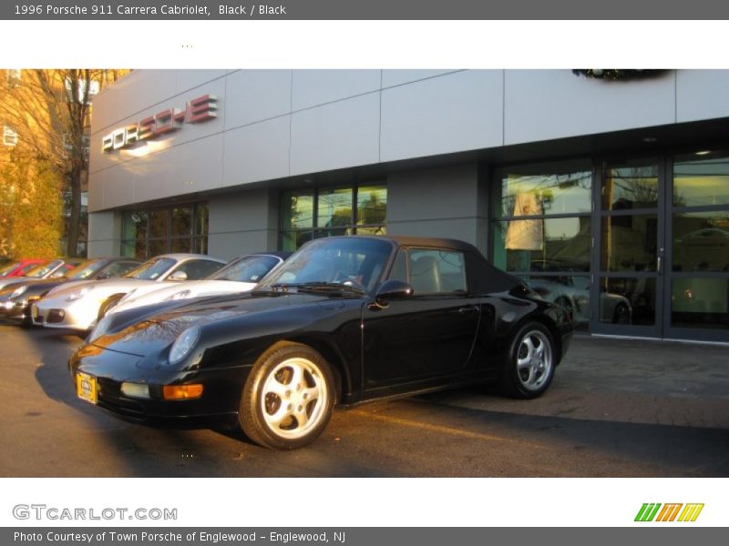 Black / Black 1996 Porsche 911 Carrera Cabriolet
