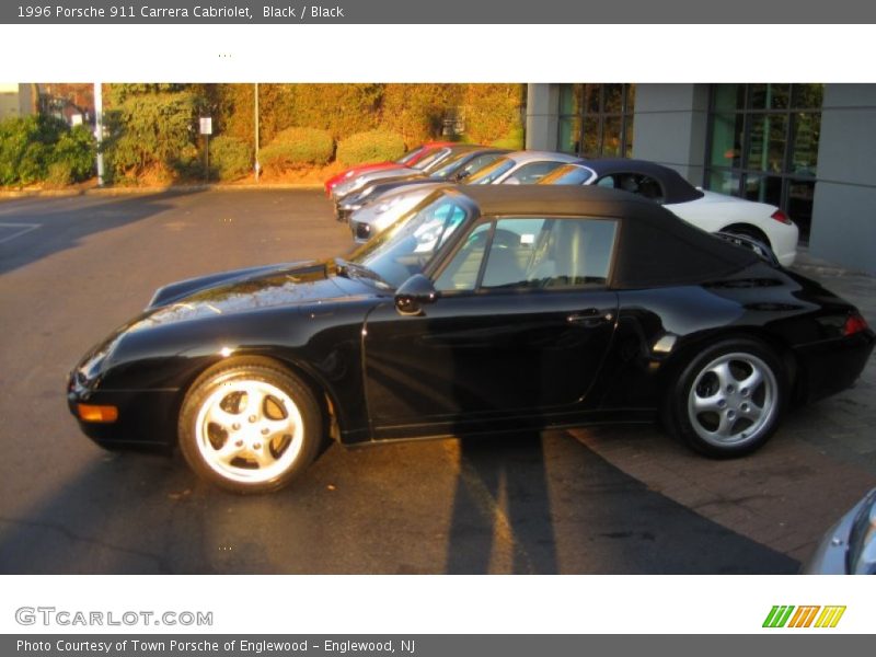 Black / Black 1996 Porsche 911 Carrera Cabriolet