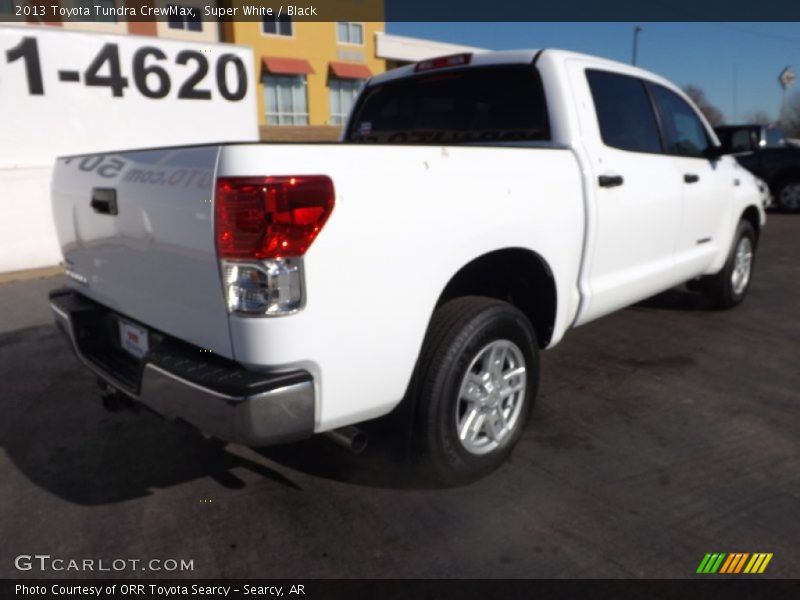 Super White / Black 2013 Toyota Tundra CrewMax