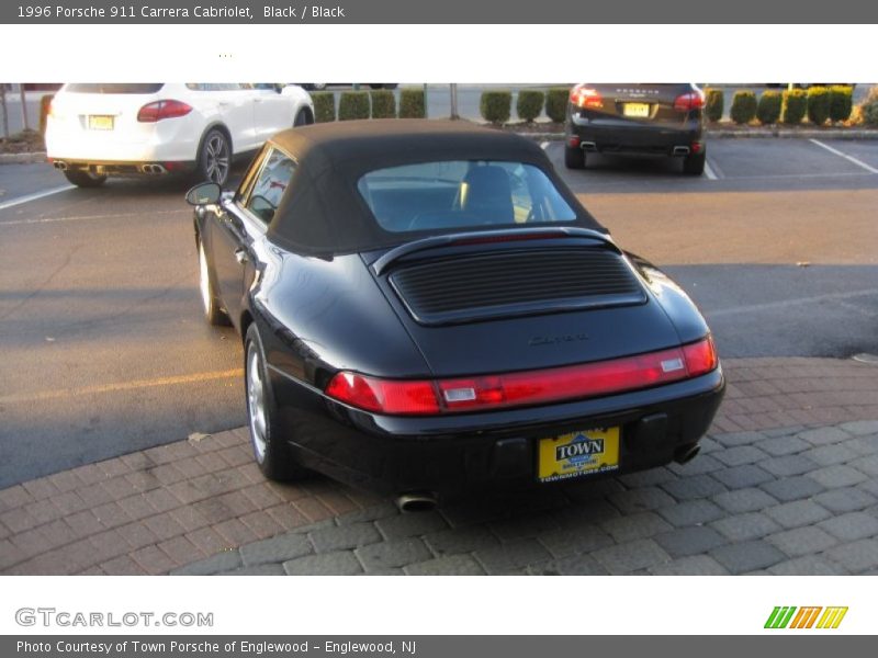 Black / Black 1996 Porsche 911 Carrera Cabriolet