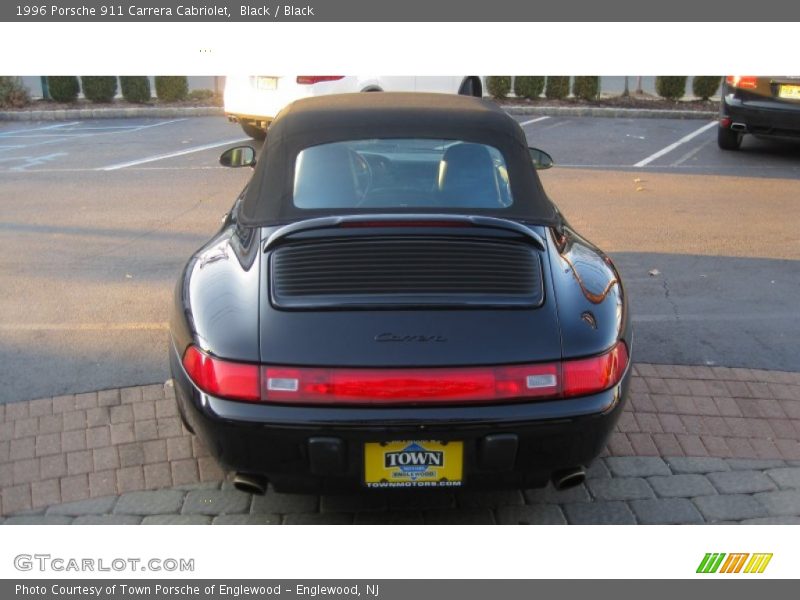 Black / Black 1996 Porsche 911 Carrera Cabriolet