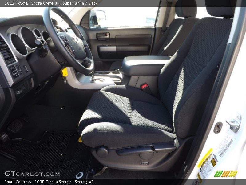 Super White / Black 2013 Toyota Tundra CrewMax