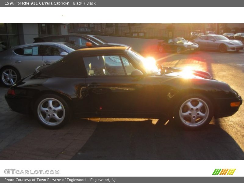 Black / Black 1996 Porsche 911 Carrera Cabriolet