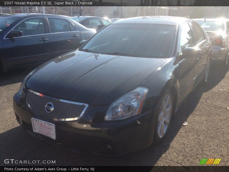 Super Black / Charcoal 2007 Nissan Maxima 3.5 SE