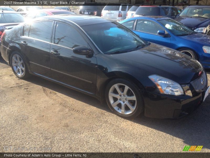 Super Black / Charcoal 2007 Nissan Maxima 3.5 SE