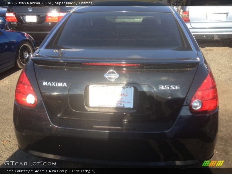 Super Black / Charcoal 2007 Nissan Maxima 3.5 SE