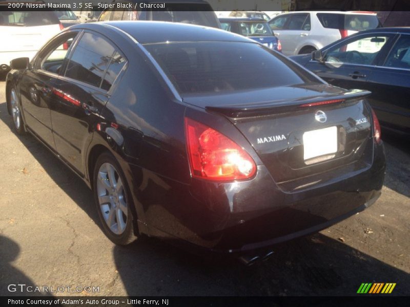 Super Black / Charcoal 2007 Nissan Maxima 3.5 SE