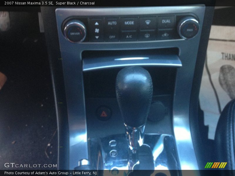 Super Black / Charcoal 2007 Nissan Maxima 3.5 SE
