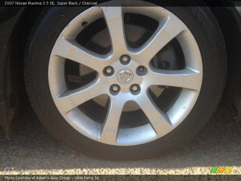 Super Black / Charcoal 2007 Nissan Maxima 3.5 SE