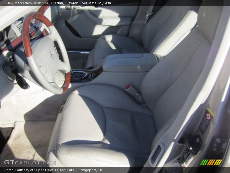  2004 S 600 Sedan Ash Interior